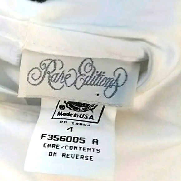 Rare Editions girls size floral 4 dress with battenburg lace detail top (set). - Picture 5 of 8